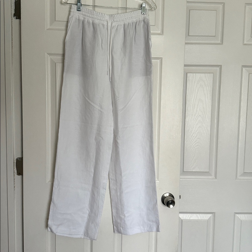 Wilfred Aritzia - Cruiselinen Thesis Pant - Small (NWOT) - white linen